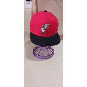 NBA Portland Trail Blazers Adidas On-Court Snapback Cap Red Black Unworn